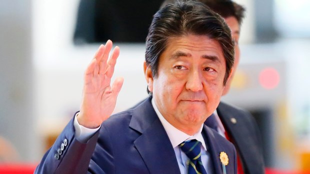 Japanese Prime Minister Shinzo Abe at a regional summit this week in Vientiane, Laos.