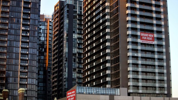 Up to one-fifth of Melbourne's apartments are estimated to be empty, and nearly 90,000 in Sydney.