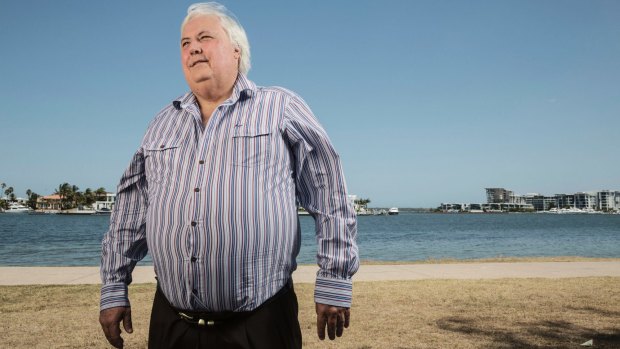Clive Palmer has rented a home at the Gold Coast for the family.