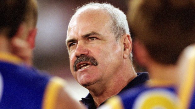 Leigh Matthews lays down the law as coach during the Brisbane Lions premiership years.