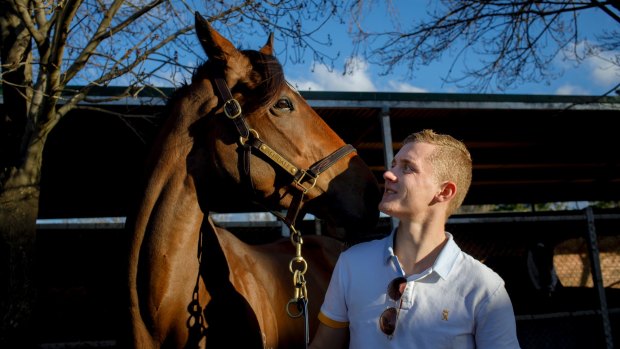 Star jockey Brodie Loy says fatherhood turned his life around as the 20-year-old finds his feet in Canberra.