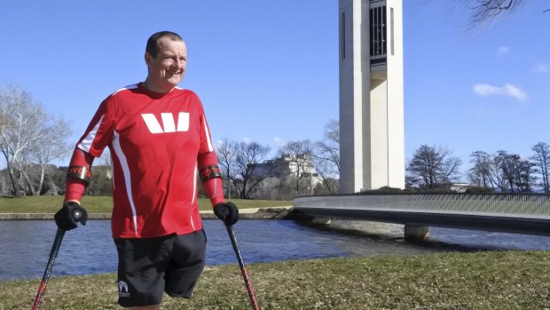 Canberra Paralympian Michael Milton will join The Canberra Times Fun Run on September 4.