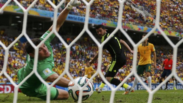 Down to earth: Australia's loss to Spain was a dose of reality for the Socceroos.