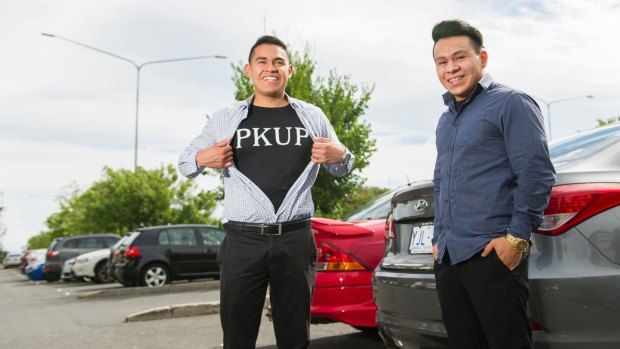 PKUP founders Oscar and Joshua Gonzalez have launched a start-up to get Canberrans and their cars home safely.