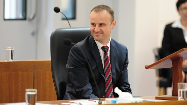 ACT Chief Minister Andrew Barr will meet with the NRl on Friday.