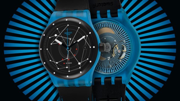 Swatch's mechanically driven Sistem 51 shows its best face - twice.