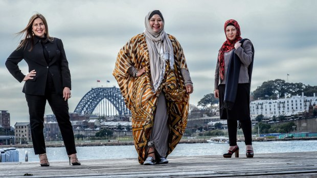 Collections by designers (from left) Hanadi Chehab, Amalina Aman and Eisha Saleh have been selected for the Indonesian International Islamic Fashion festival.