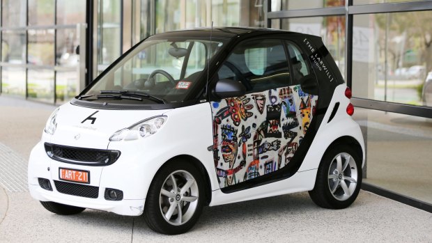 Smart cars are available for guests to hire.