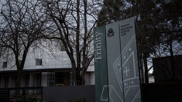 Trinity Grammar in Kew is facing legal action over historical abuse allegations. 