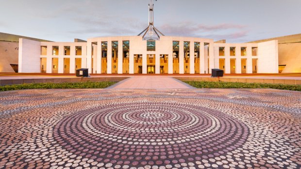 House of Parliament in Canberra.