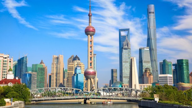 Shanghai's Pudong district. The influx of Chinese airlines to Australia has seen an corresponding increase in the number of Aussies visiting China.