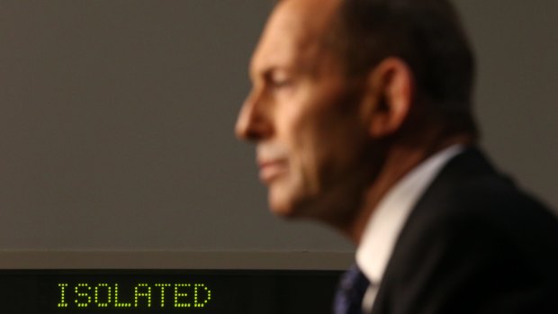 Prime Minister Tony Abbott held a late night press conference following the party room meeting on Tuesday.