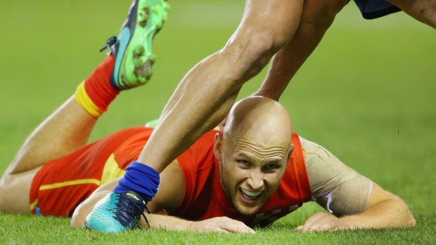 Gary Ablett gave everything in a superb performance for the Suns.