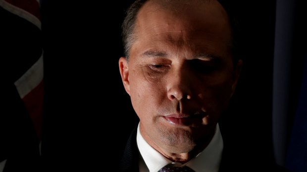 Minister for Immigration and Border Protection Peter Dutton.