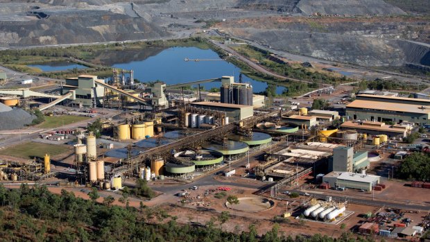 Aerial views of Jabiluka and Ranger Uranium Mine. 