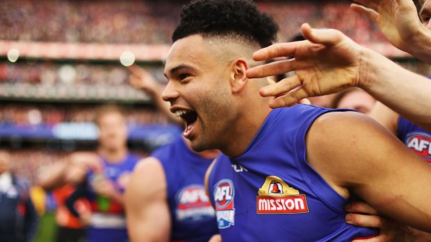 Jason Johannisen after being named the Norm Smith Medallist.