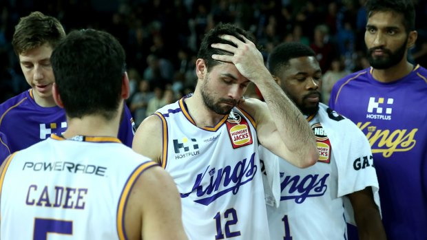 Sinking feeling: Todd Blanchfield and the Kings come to terms with defeat.
