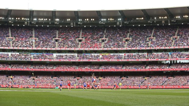 100,000 fans will pack the MCG for the AFL grand final on Saturday afternoon. Photo by Scott Barbour/Fairfax Media.
