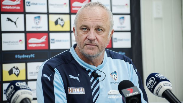 Standing firm: Sydney FC coach Graham Arnold isn't worried by criticism.
