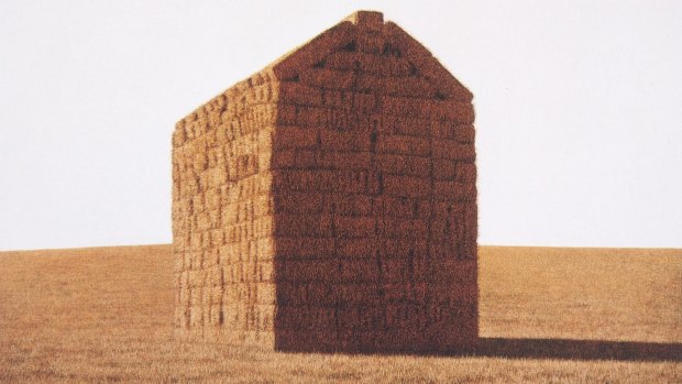 One of William Delafield Cook's mid-1970s haystack works.