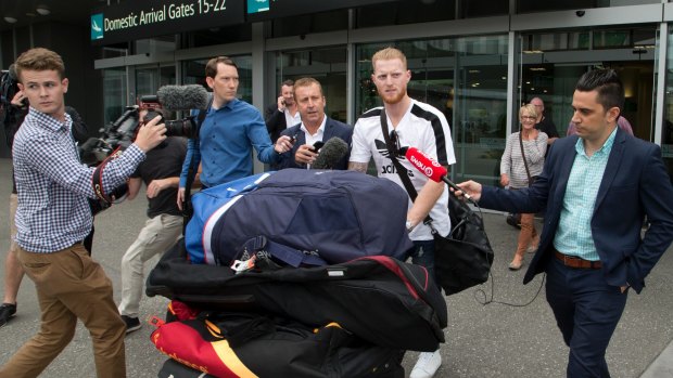 New signing: Ben Stokes arrived in Christchurch on Wednesday and will play for Canterbury.