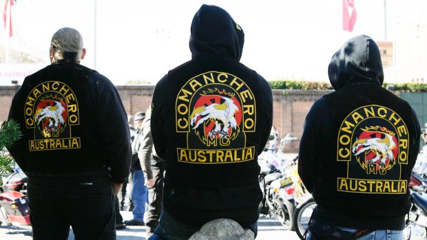 The recent feud is believed to be between rival Comancheros and Nomads bikie gangs.