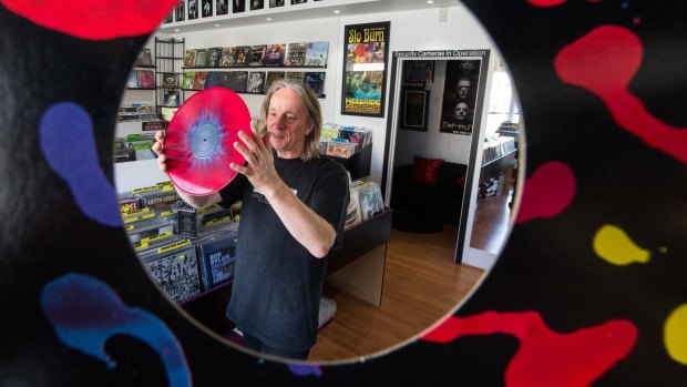 Paul Cook, owner of Heartland Records in North Melbourne. 