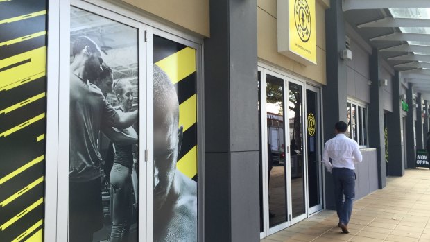 Gold's Gym in Tuggeranong. The Anketell Street gym was shut down on Thursday.