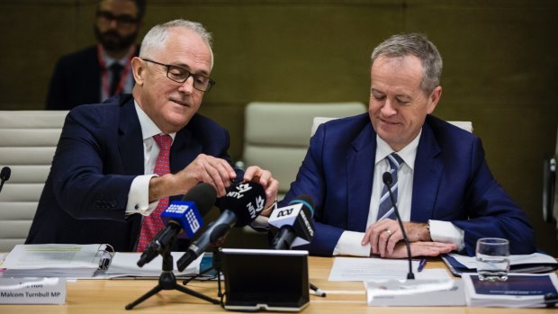 Malcolm Turnbull and Bill Shorten are both battling party in-fighting.