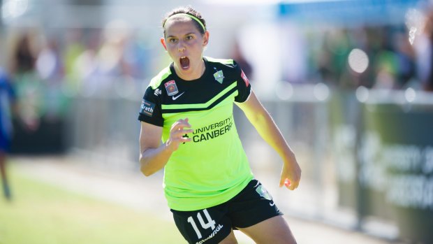 Canberra United co-captain Ash Sykes will play her 100th game in lime green on Sunday.