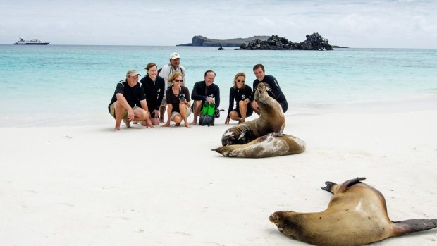 A Celebrity Cruises shore excursion in the Galapagos.