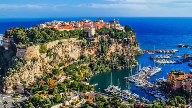 Monaco on the French Riviera.