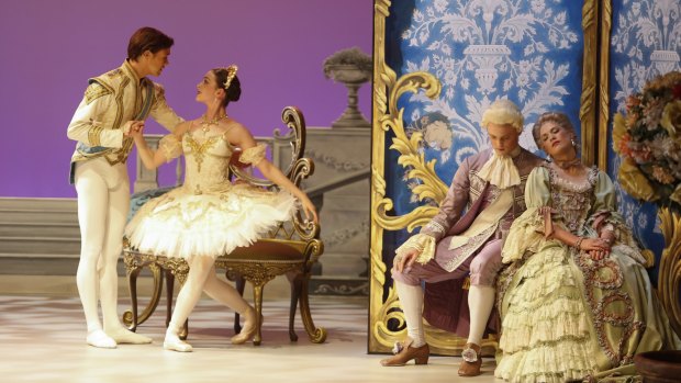 Members of The Australian Ballet perform in The Sleeping Beauty at the Arts Centre. 