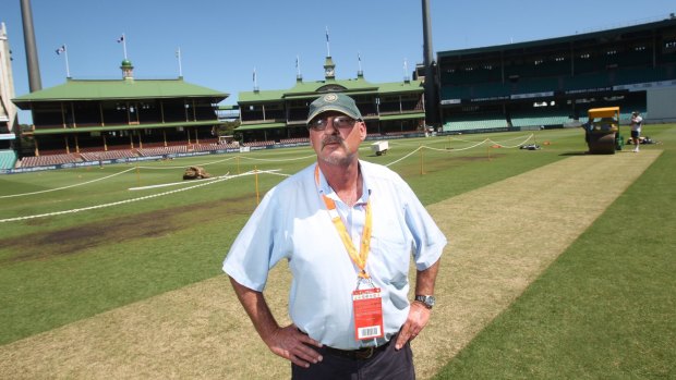 Gagged: Curators such as the SCG's Tom Parker will no longer be able to go into detail about pitch conditions.
