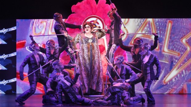 Casey Donovan as Killer Queen in Ben Elton's musical 