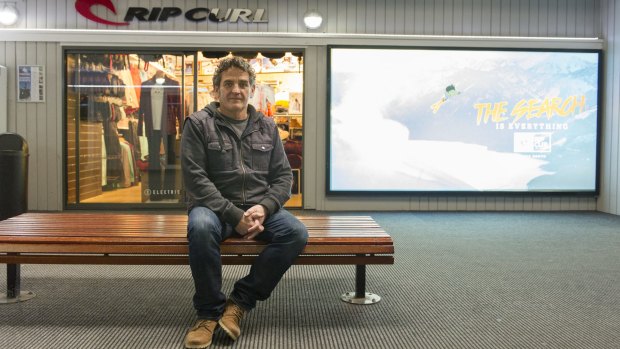 Reggae Ellis, who owns the Ripcurl shops at Thredbo and Jindabyne, said he worries about the impact of climate change on his business.