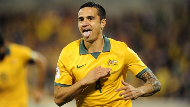Harsh words: Tim Cahill says he is unlikely to consider a move to the A-League unless bosses can convince him they have a positive vision for the competition's future.
