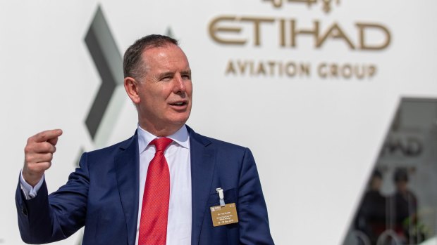 Tony Douglas, chief executive officer of Etihad Airways, Douglas said the aircraft "not only makes sense economically from a profit and loss account point of view, but because it also directly impacts the CO2 because of the fuel burn."