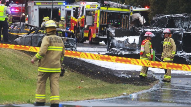 Mona Vale crash: A driver and a passenger in another vehicle were killed in the explosion and five others were injured.