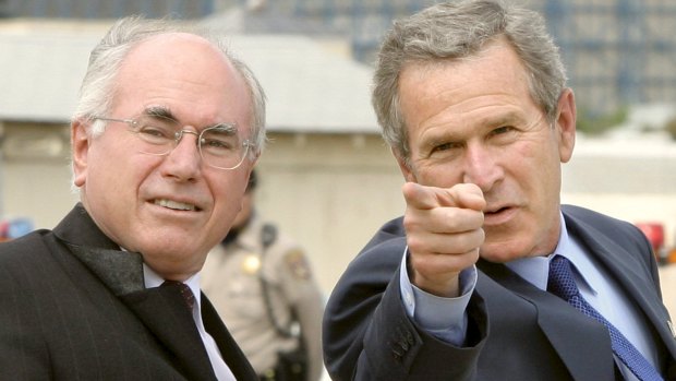 Then US president George W. Bush and former Australian prime minister John Howard were two peas in a pod.