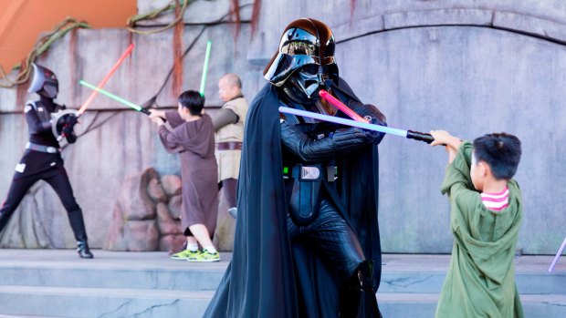 May the force be with you. Disneyland, Hong Kong