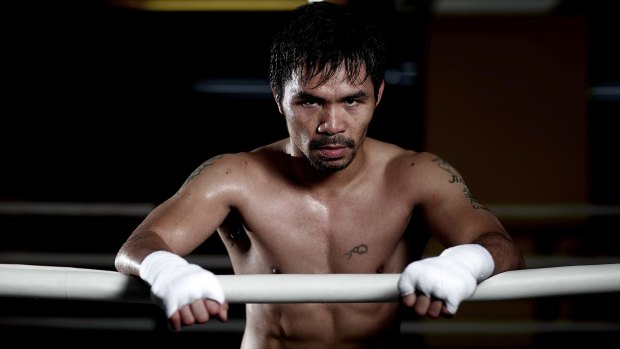 Key fight: Manny Pacquiao's trainer says he would encourage him to give the game away if Jeff Horn causes an upset.