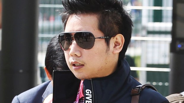 Vorayuth "Boss" Yoovidhya at the British Formula 1 Grand Prix in Silverstone, England in 2013.