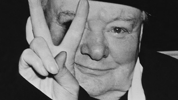 The real Winston Churchill during a visit to Washington in 1953. Photo: Camera Press