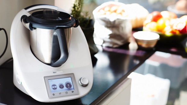 Thermomix kitchen machines are sold during in-home demonstrations.