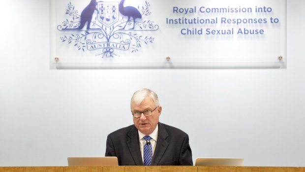 Justice Peter McClellan at the Royal Commission into Institutional Responses to Child Sexual Abuse.