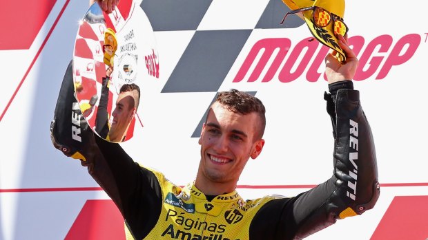 Rins crossed the finish line more than six seconds ahead of second-placed British rider Sam Lowes.