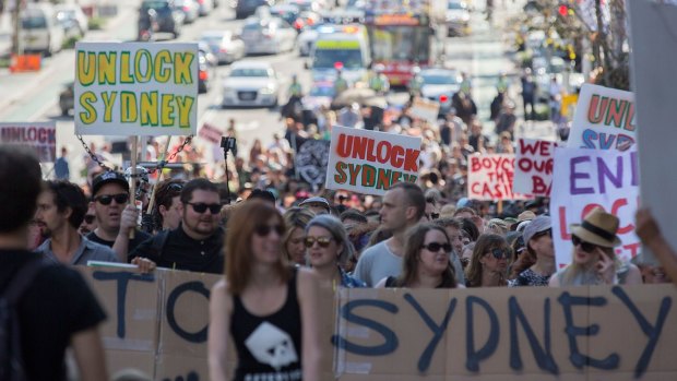 Reclaim the Streets to Protest Lockout Laws.