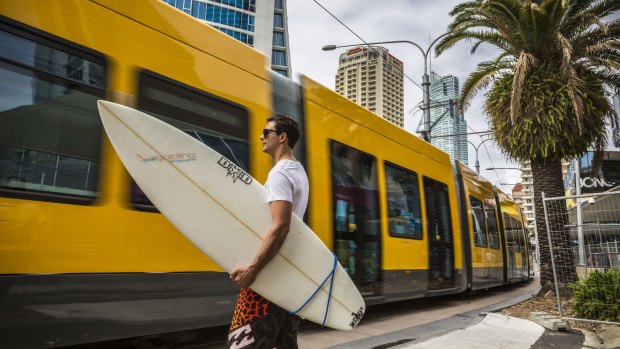 The Gold Coast light rail network has been hit by a power outage.