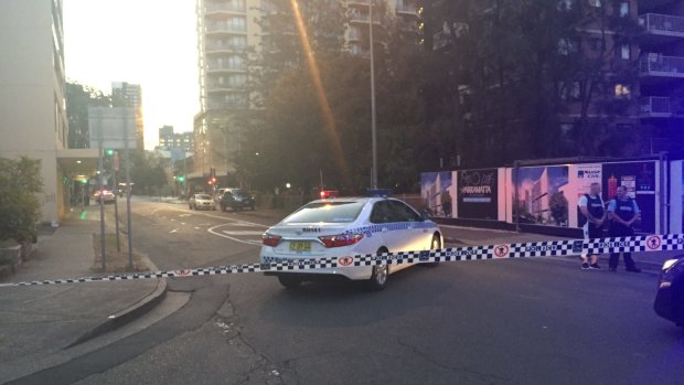 The area around Hassall and Charles Streets remains blocked off.